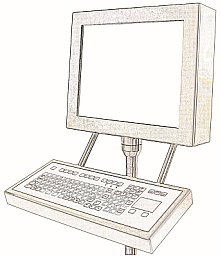 1. Typ F - Festmontage&nbsp;mit Tastatur&nbsp;